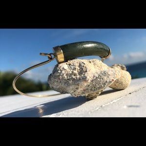 Jade Charm Clasp Bracelet